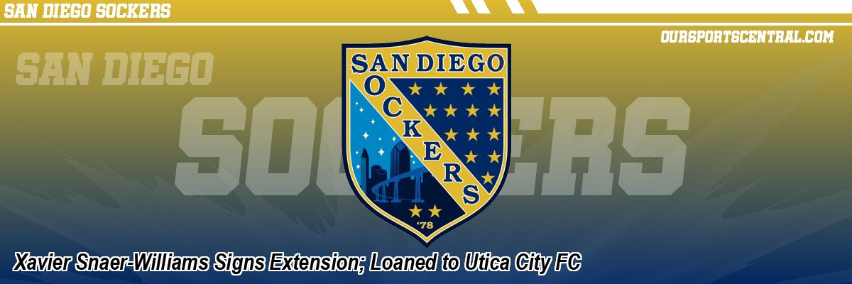Xavier Snaer-Williams Signs Extension; Loaned to Utica City FC