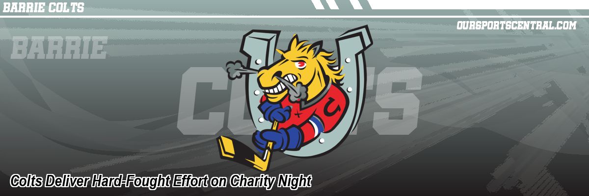 Colts Deliver Hard-Fought Effort on Charity Night