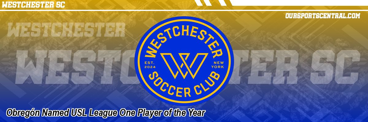 Obregón Named USL League One Player of the Year