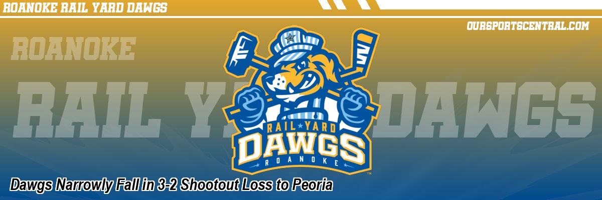 Dawgs Narrowly Fall in 3-2 Shootout Loss to Peoria