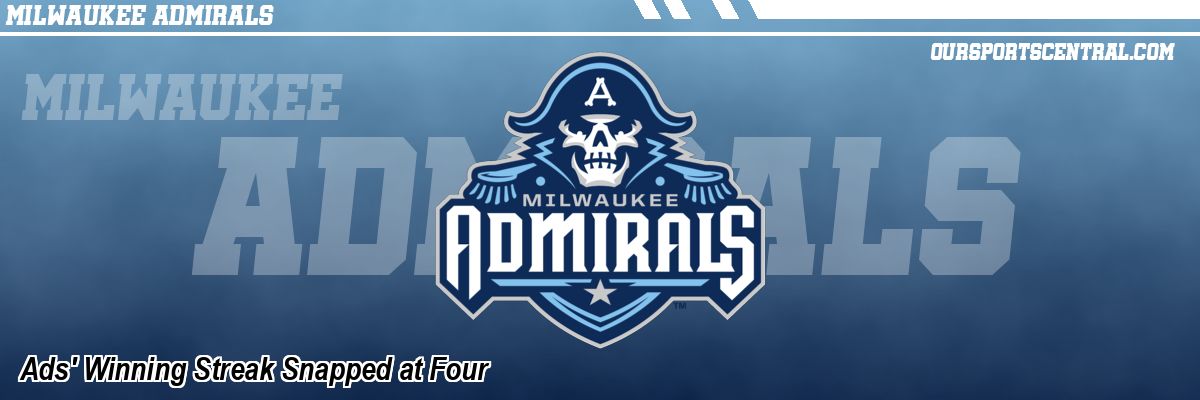 Ads' Winning Streak Snapped at Four