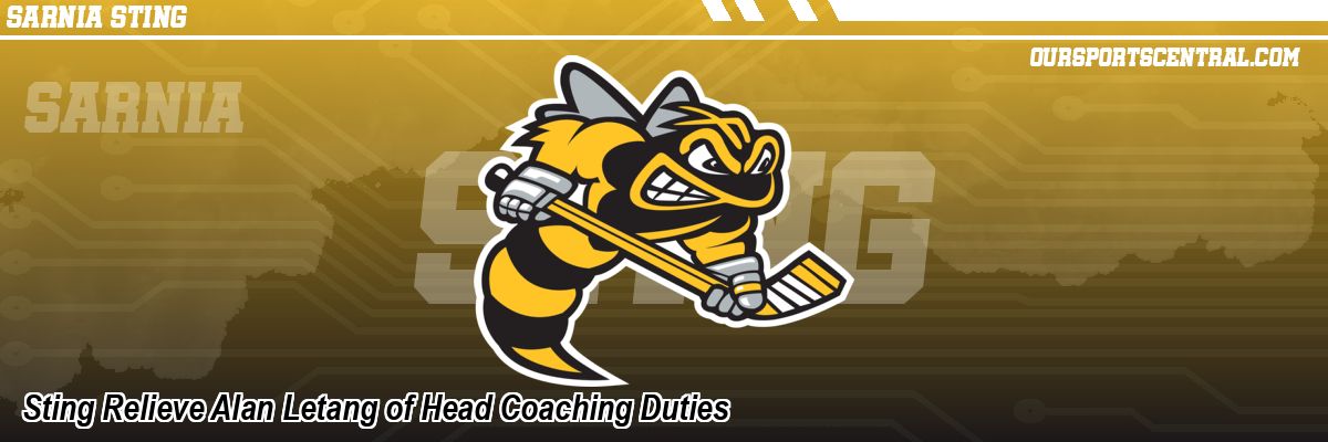 Sting Relieve Alan Letang of Head Coaching Duties