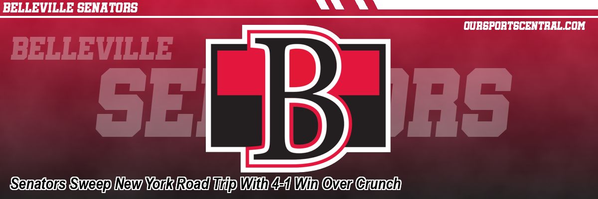 Senators Sweep New York Road Trip With 4-1 Win Over Crunch