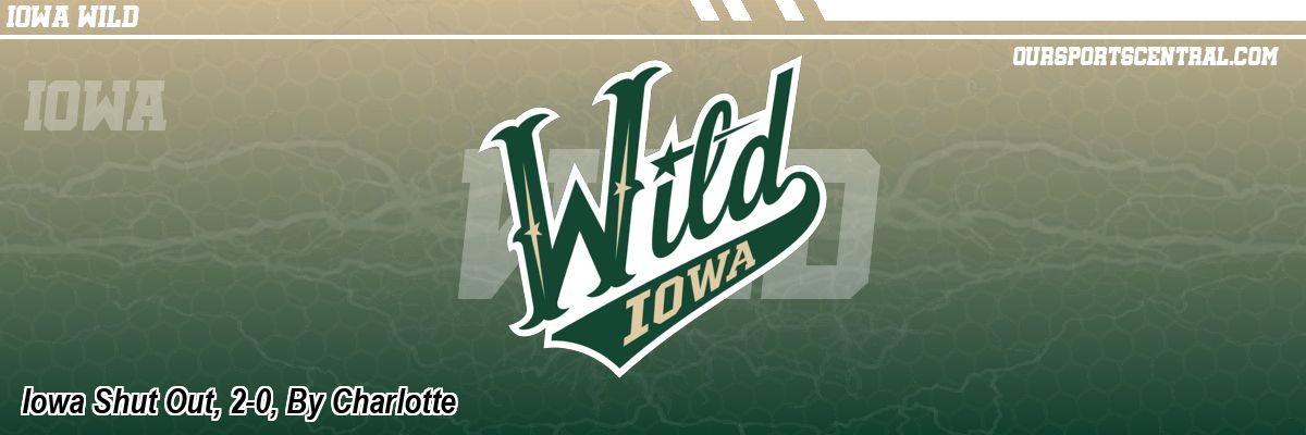 Iowa Shut Out, 2-0, By Charlotte