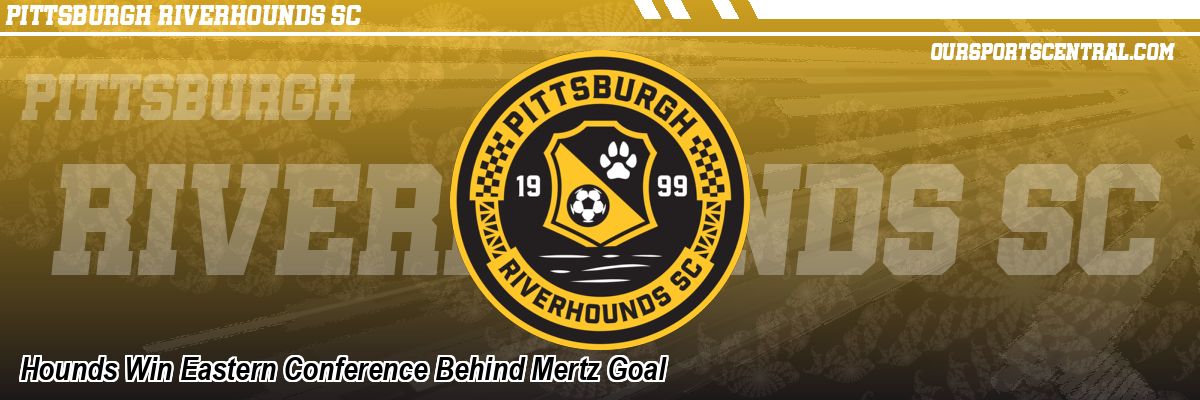 Hounds Win Eastern Conference Behind Mertz Goal