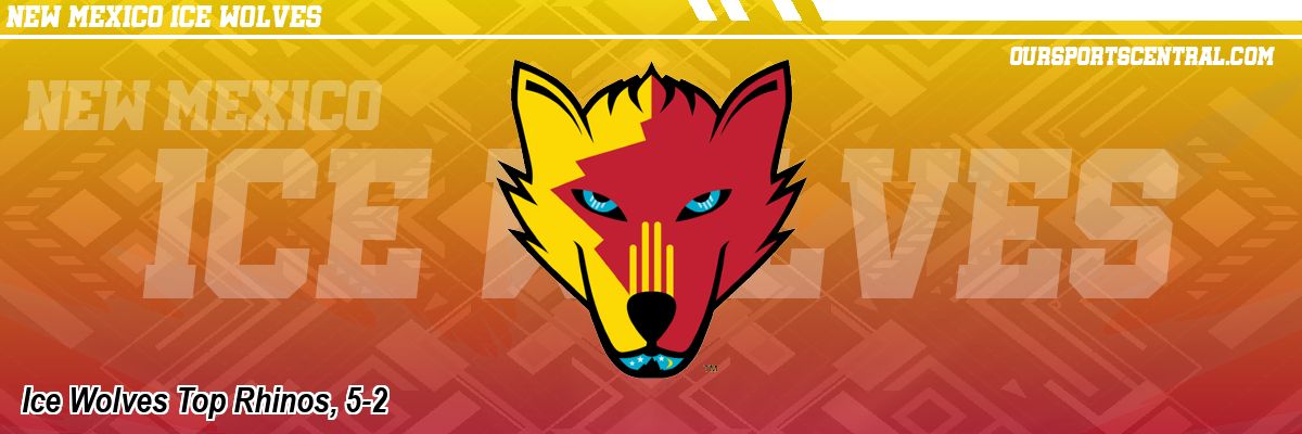 Ice Wolves Top Rhinos, 5-2