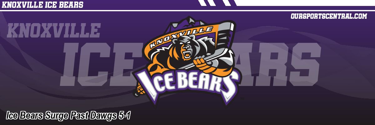 Ice Bears Surge Past Dawgs 5-1