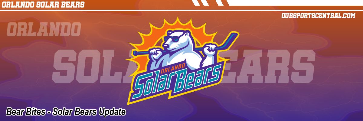 Bear Bites - Solar Bears Update