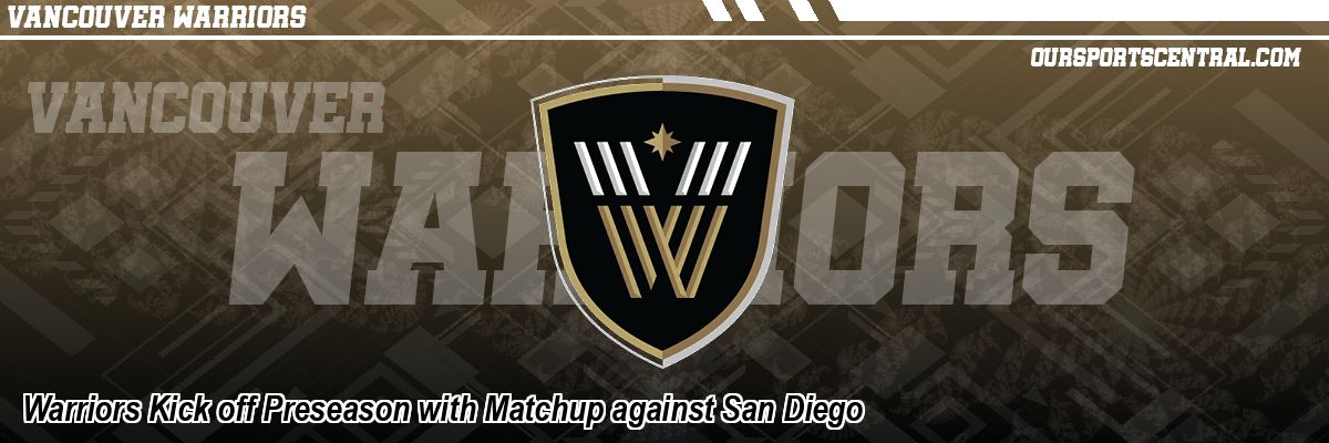 Warriors Kick off Preseason with Matchup against San Diego