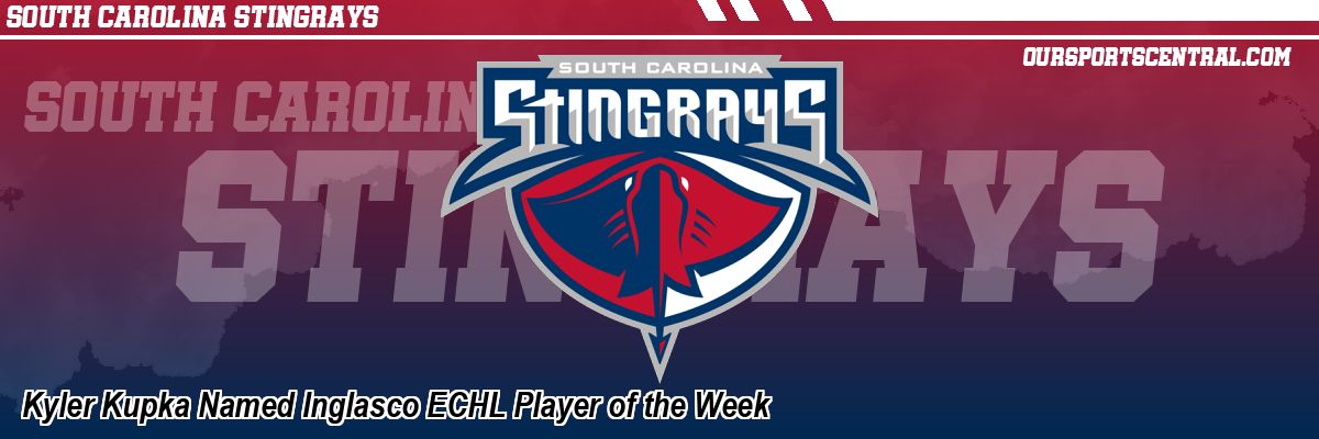 Kyler Kupka Named Inglasco ECHL Player of the Week