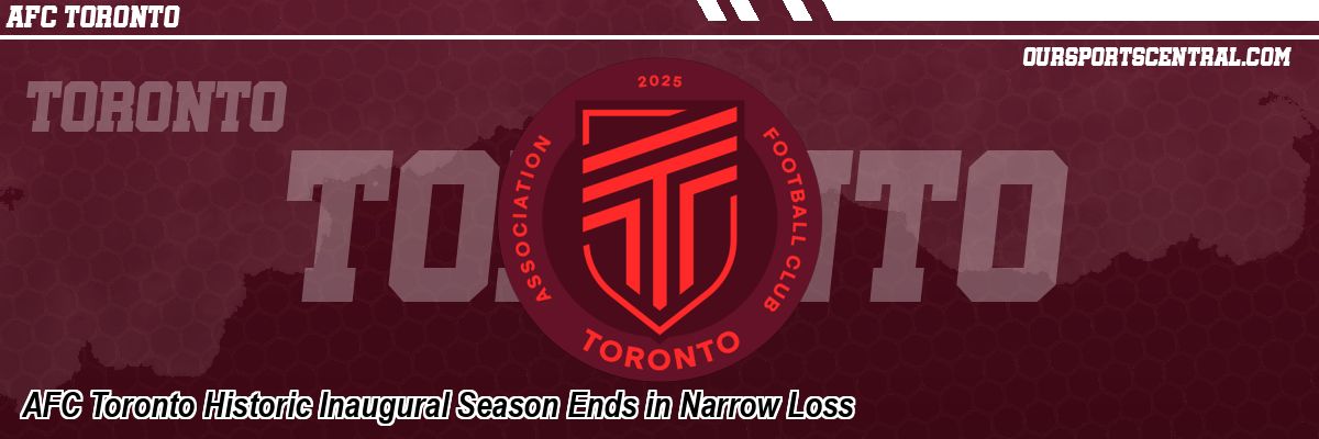 AFC Toronto Historic Inaugural Season Ends in Narrow Loss