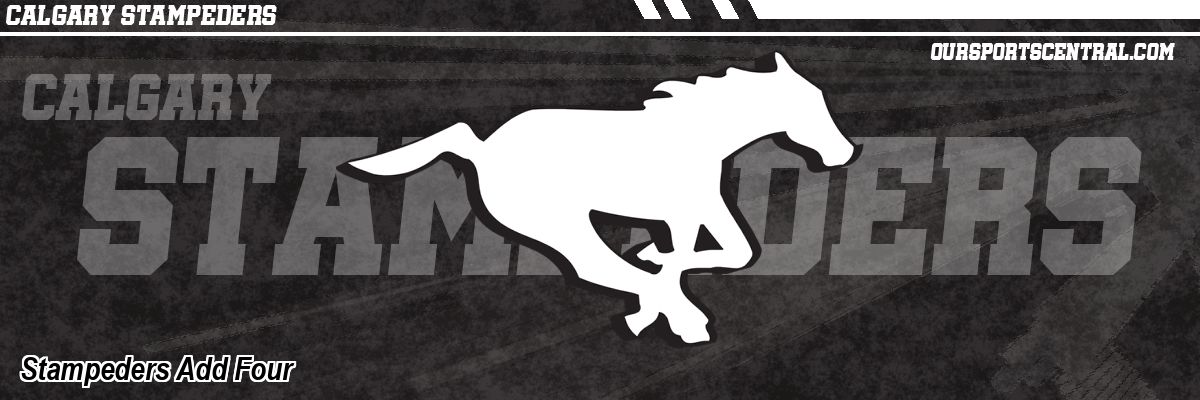 Stampeders Add Four