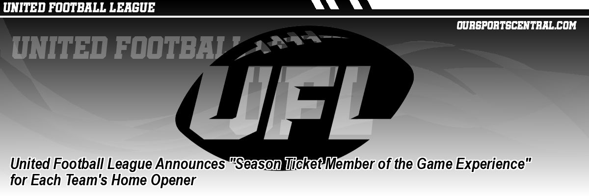 United Football League Announces 