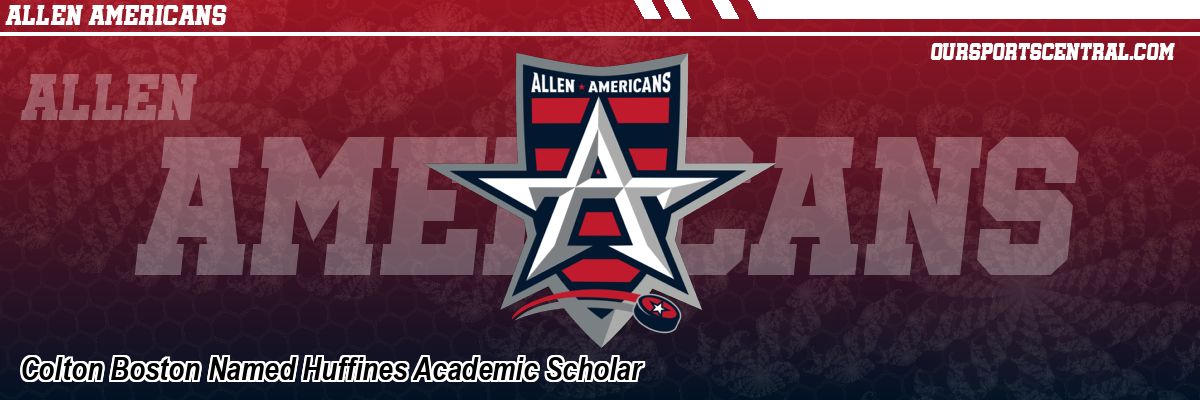 Colton Boston Named Huffines Academic Scholar