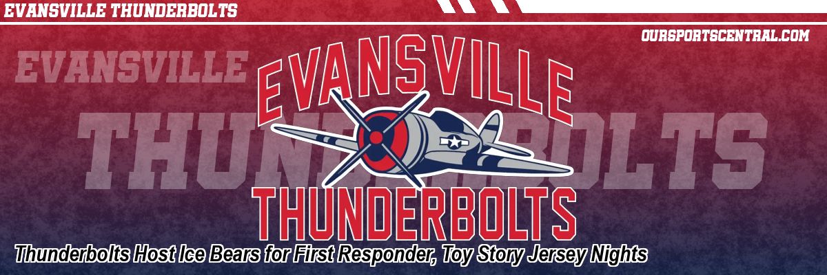 Thunderbolts Host Ice Bears for First Responder, Toy Story Jersey Nights