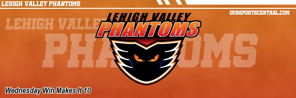 Wednesday Win Makes It 10