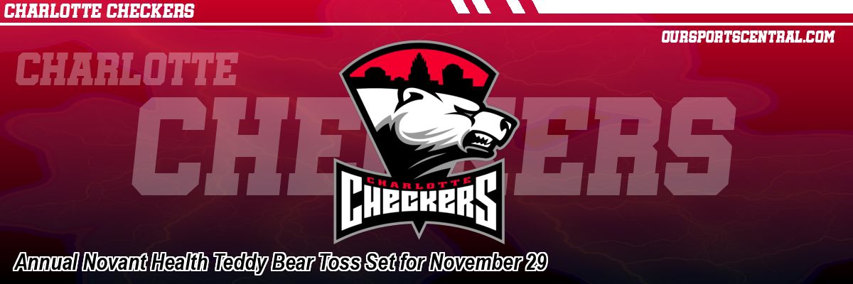 Annual Novant Health Teddy Bear Toss Set for November 29