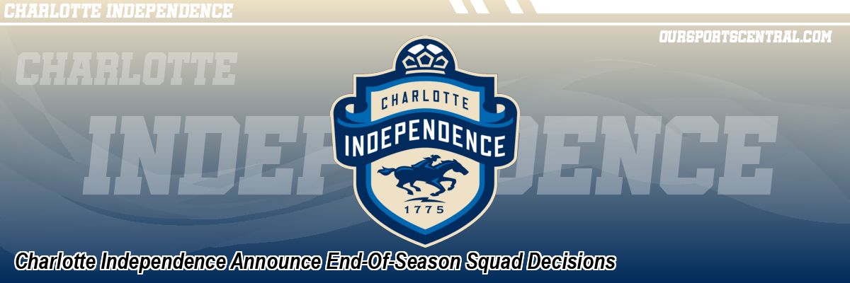 Charlotte Independence Announce End-Of-Season Squad Decisions