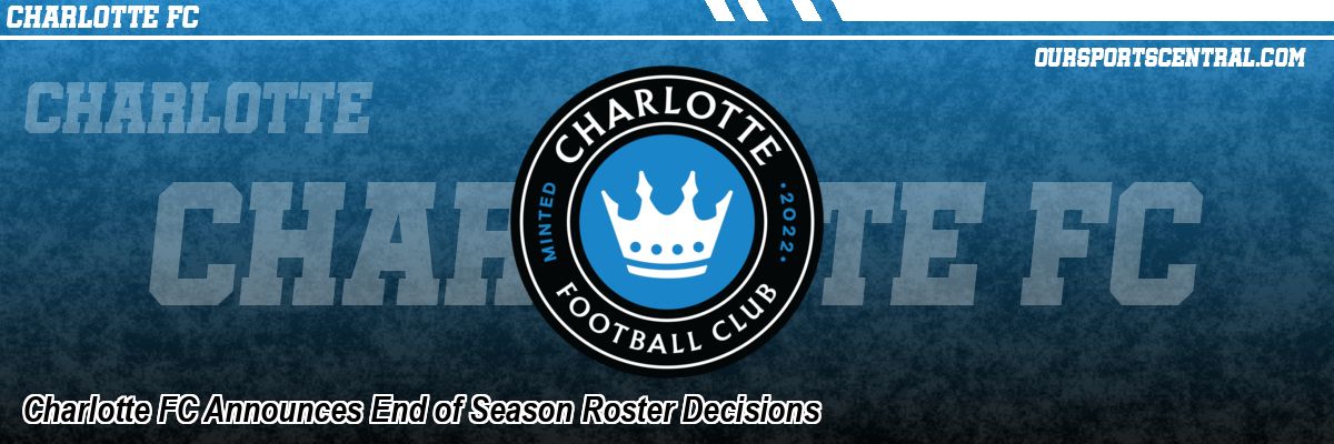Charlotte FC Announces End of Season Roster Decisions
