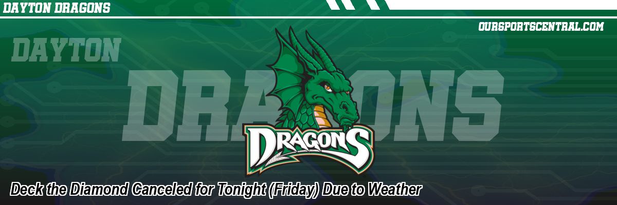 Deck the Diamond Canceled for Tonight (Friday) Due to Weather