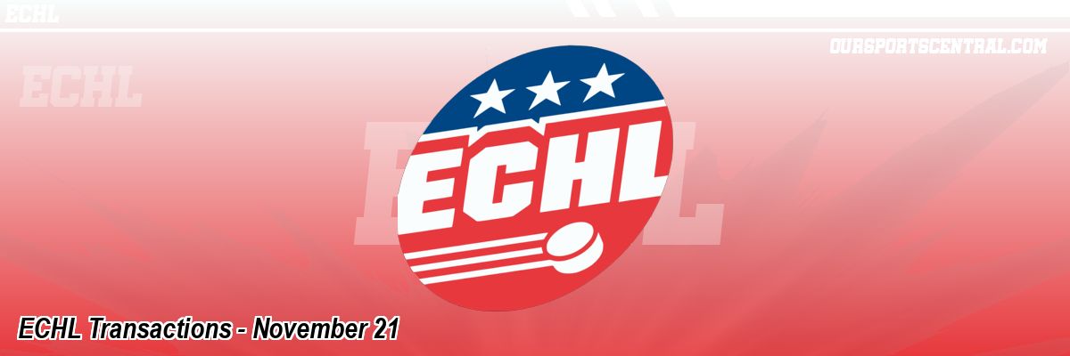 ECHL Transactions - November 21