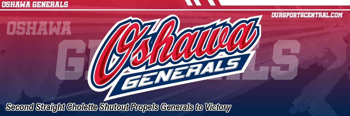 Second Straight Cholette Shutout Propels Generals to Victory