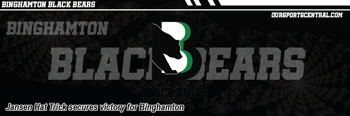 Jansen Hat Trick secures victory for Binghamton