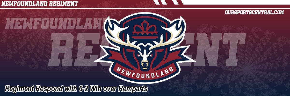 Regiment Respond with 6-2 Win over Remparts