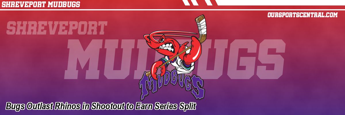 Bugs Outlast Rhinos in Shootout to Earn Series Split