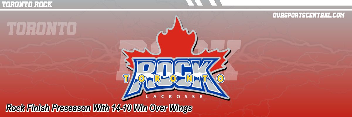 Rock Finish Preseason With 14-10 Win Over Wings