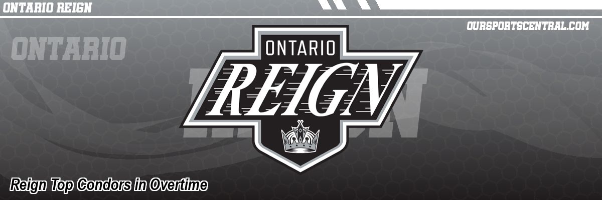 Reign Top Condors in Overtime