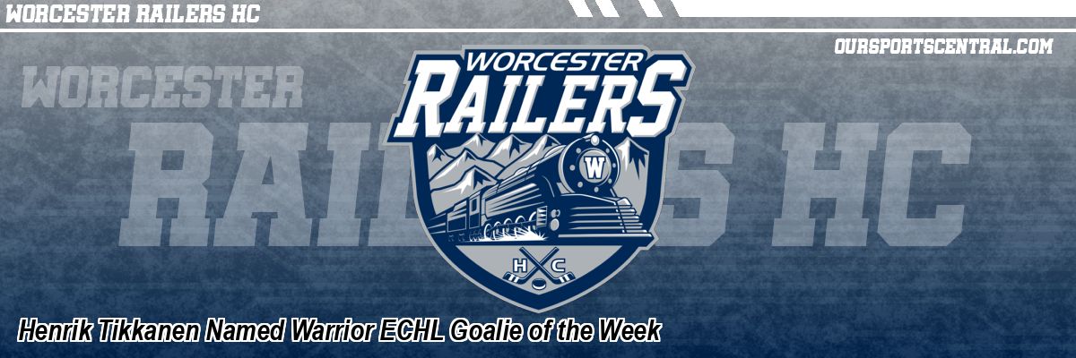 Henrik Tikkanen Named Warrior ECHL Goalie of the Week