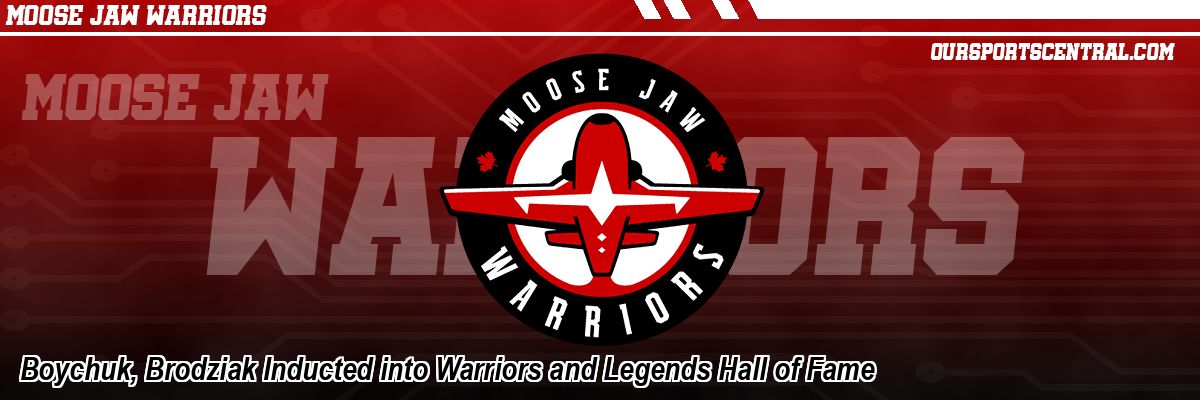 Boychuk, Brodziak Inducted into Warriors and Legends Hall of Fame
