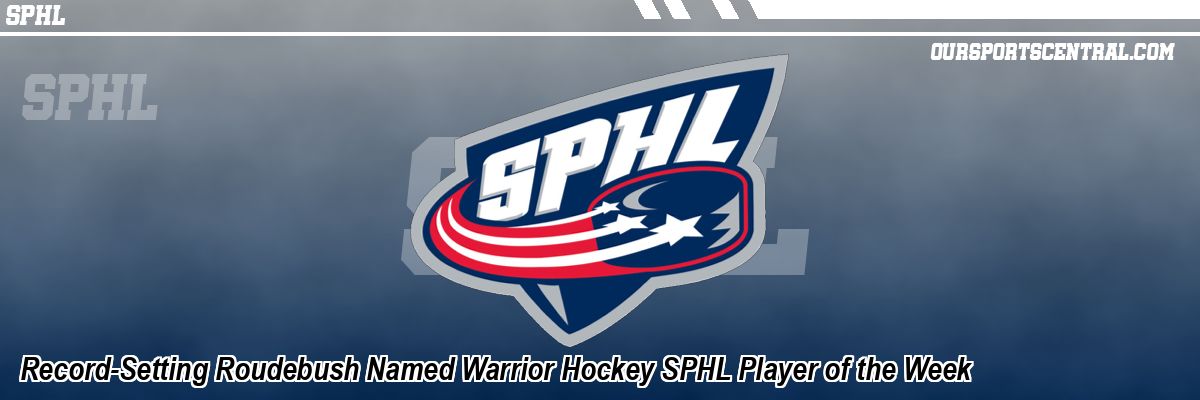 Record-Setting Roudebush Named Warrior Hockey SPHL Player of the Week