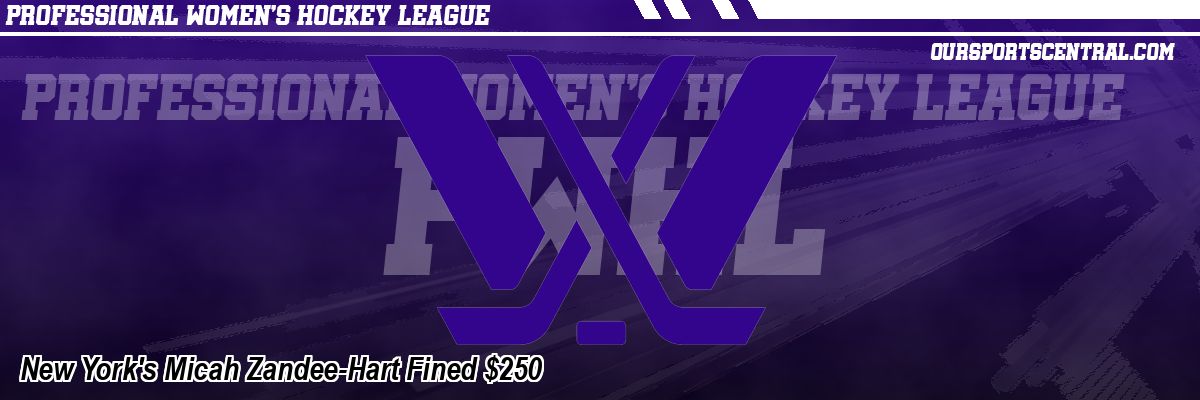 New York's Micah Zandee-Hart Fined $250