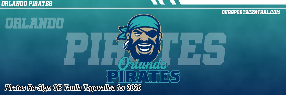Pirates Re-Sign QB Taulia Tagovailoa for 2026
