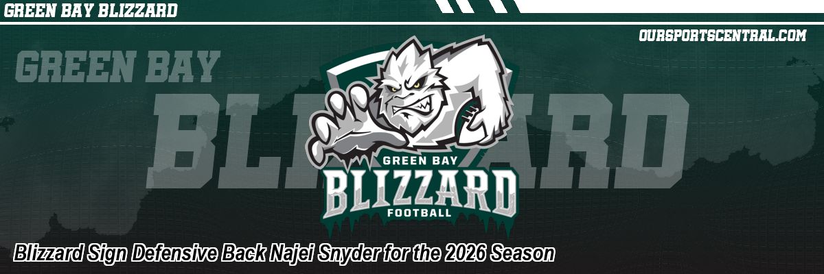 Blizzard Sign Defensive Back Najei Snyder for the 2026 Season