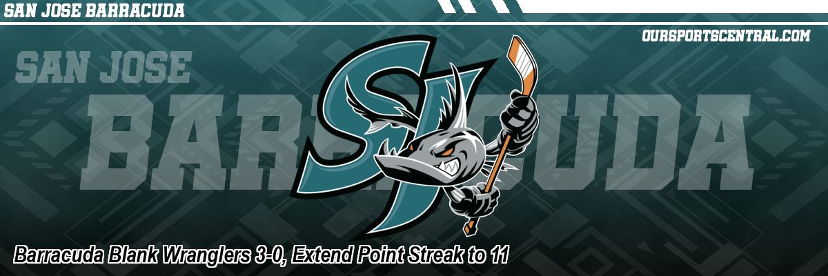 Barracuda Blank Wranglers 3-0, Extend Point Streak to 11