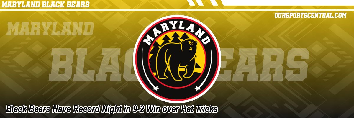 Black Bears Have Record Night in 9-2 Win over Hat Tricks