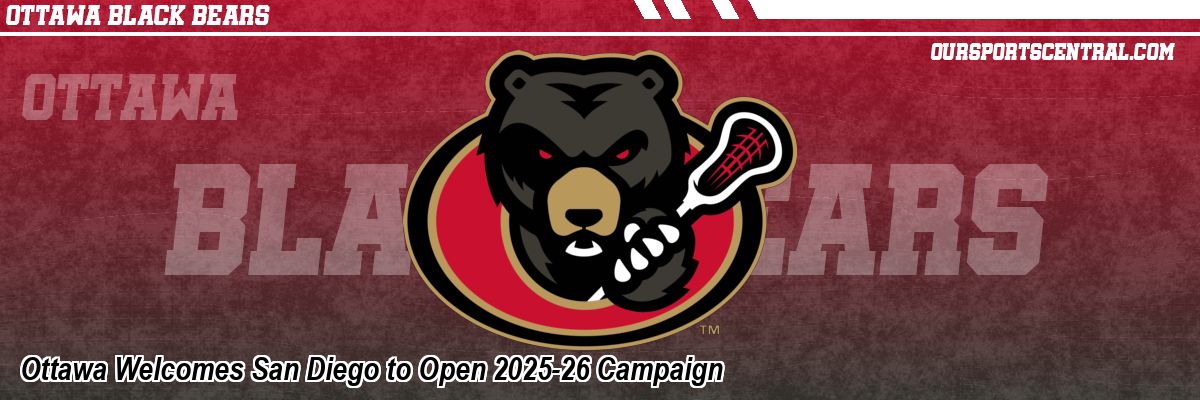 Ottawa Welcomes San Diego to Open 2025-26 Campaign