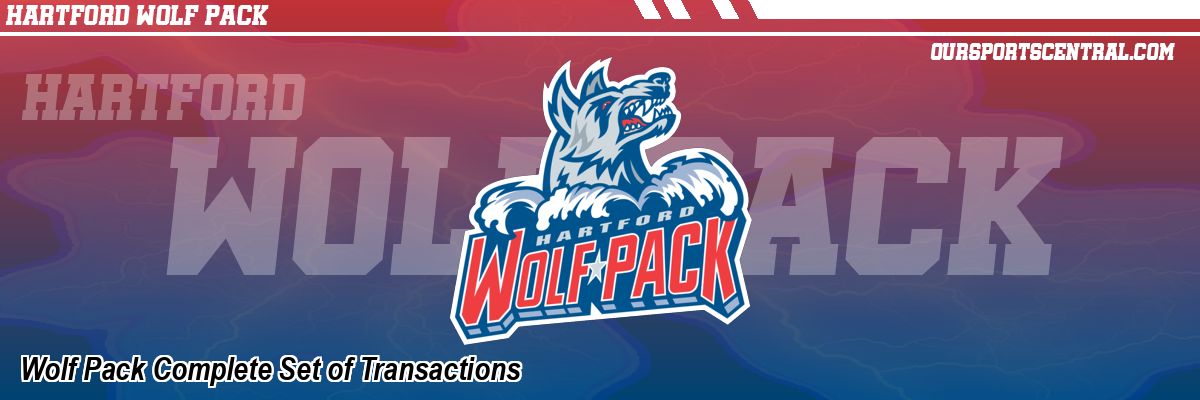 Wolf Pack Complete Set of Transactions