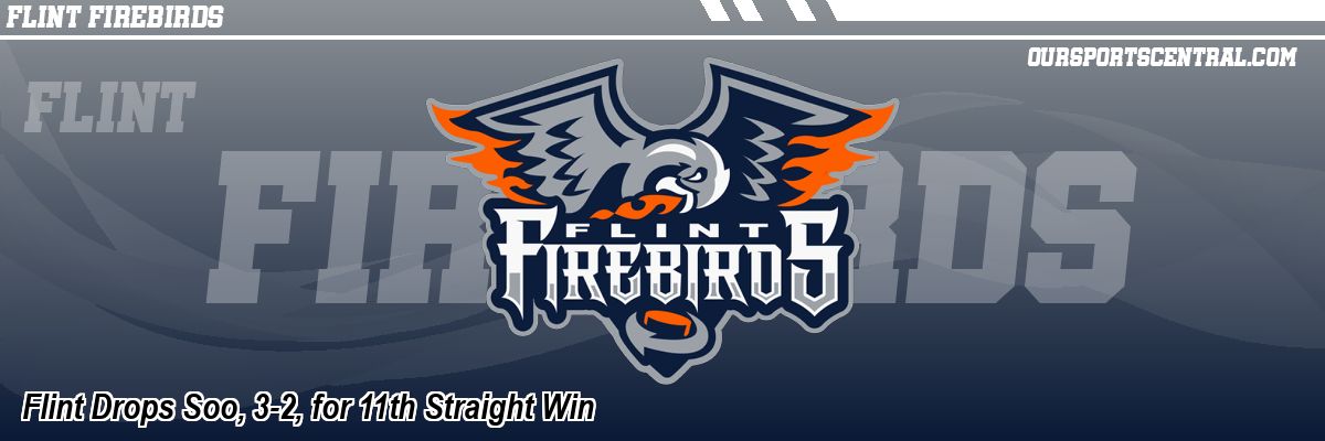 Flint Drops Soo, 3-2, for 11th Straight Win