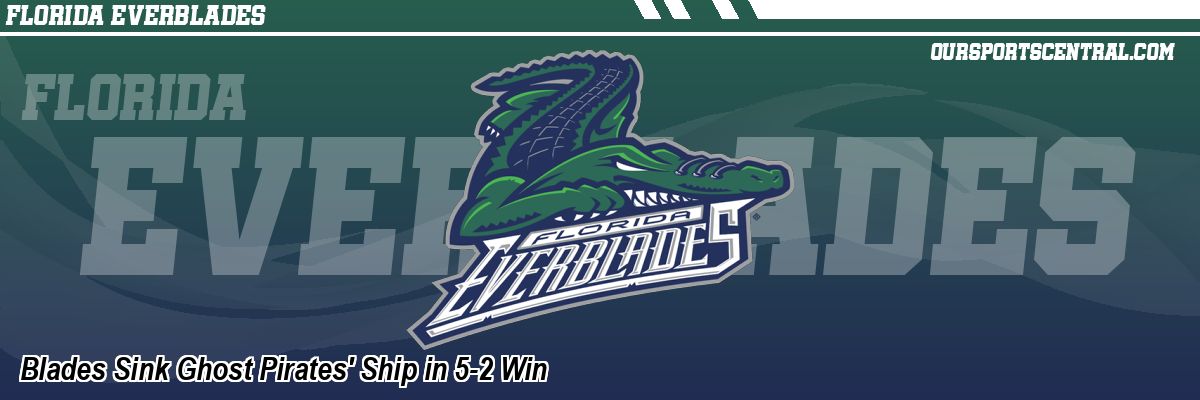 Blades Sink Ghost Pirates' Ship in 5-2 Win