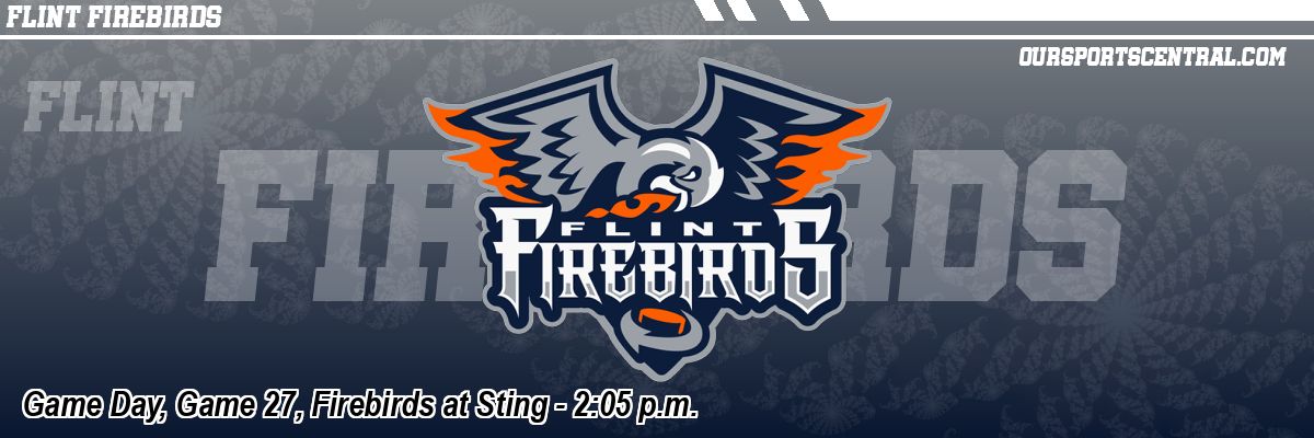 Game Day, Game 27, Firebirds at Sting - 2:05 p.m.