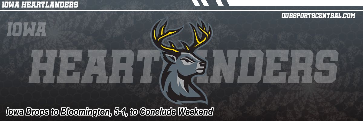 Iowa Drops to Bloomington, 5-1, to Conclude Weekend