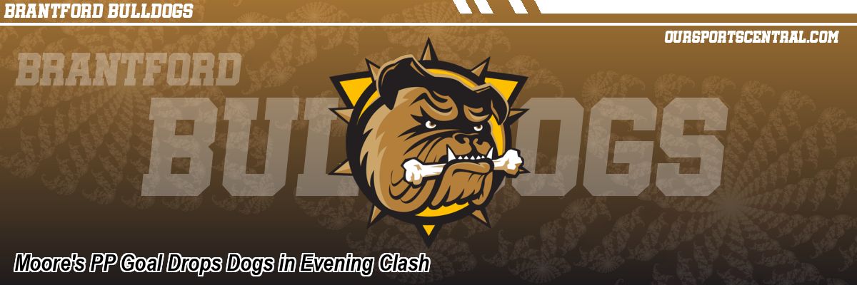 Moore's PP Goal Drops Dogs in Evening Clash