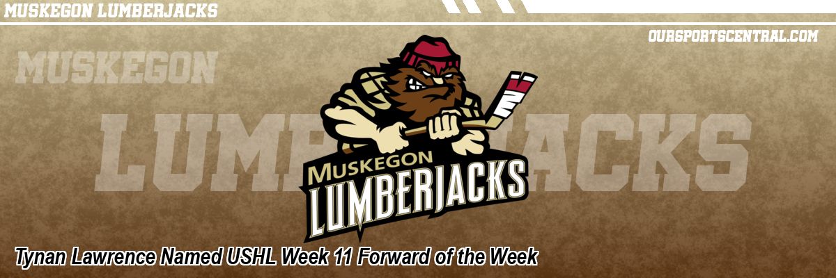 Tynan Lawrence Named USHL Week 11 Forward of the Week