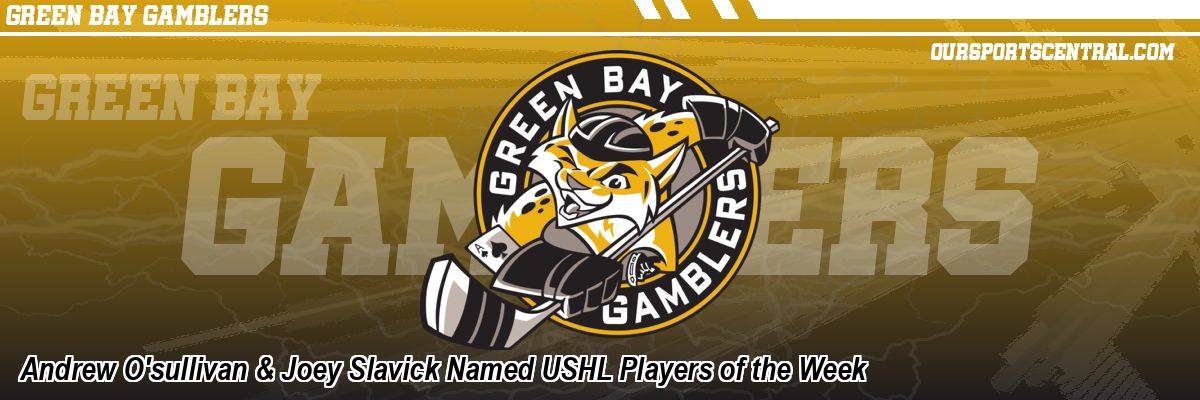 Andrew O'sullivan & Joey Slavick Named USHL Players of the Week