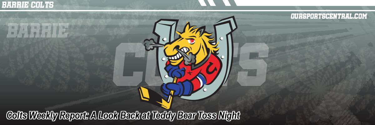 Colts Weekly Report: A Look Back at Teddy Bear Toss Night