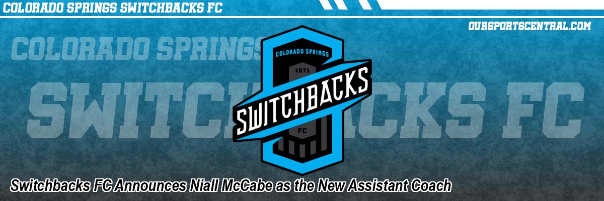 Switchbacks FC Announces Niall McCabe as the New Assistant Coach